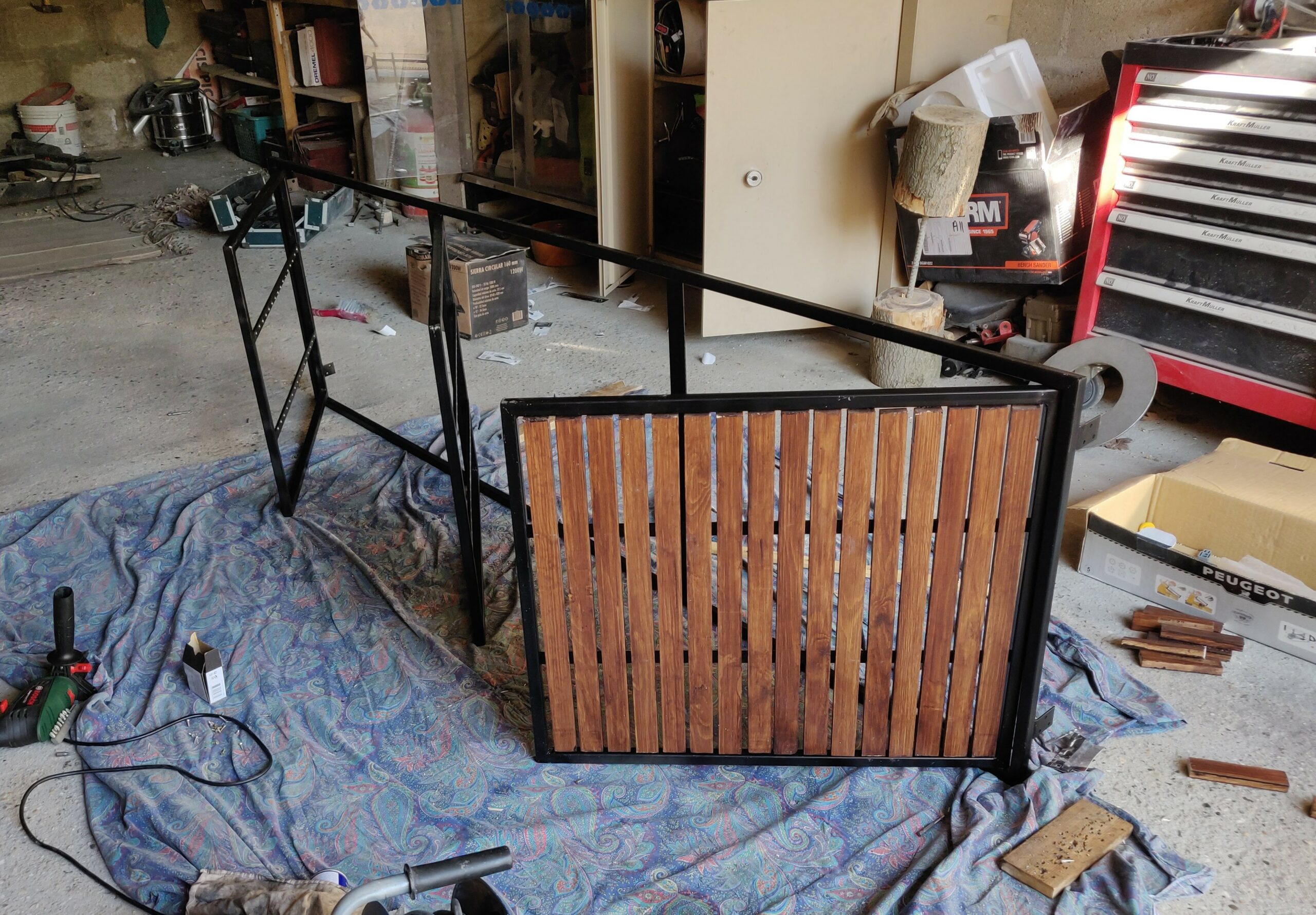 Montage du lattage